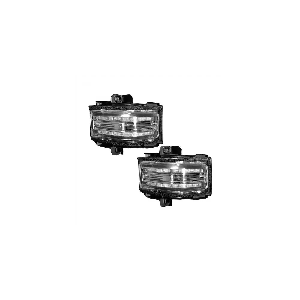 LED Side Mirror Lenses - 2 Pack - REC264245WHCLX
